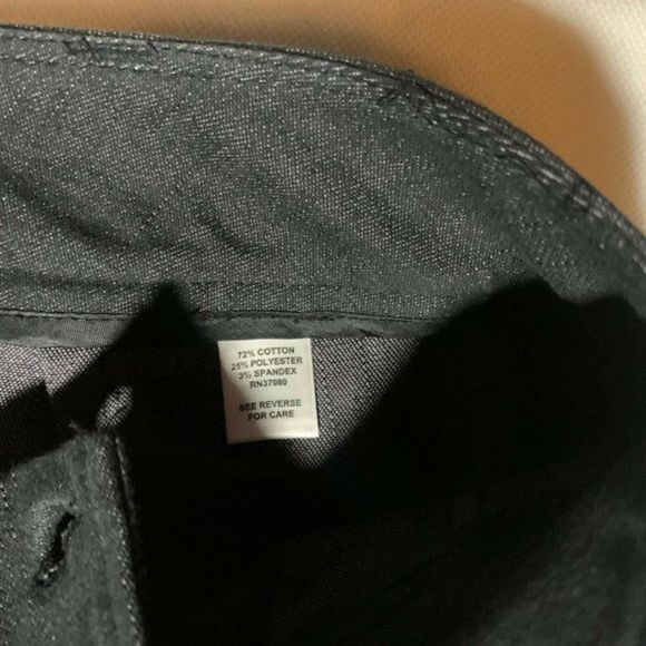 CATO Womens Charcoal STRETCH Career‎ Casual Straight Capri Pants Size 8 - Picture 6 of 6